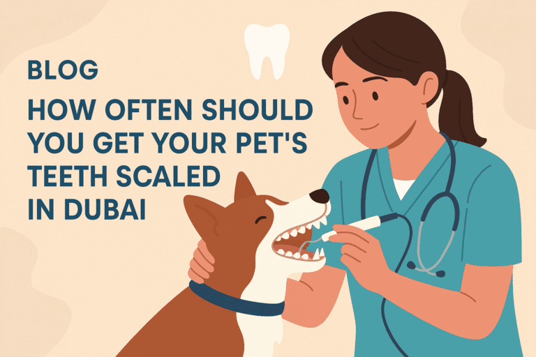How Often Should You Get Your Pet’s Teeth Scaled in Dubai?